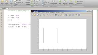 Create rectangle with sharp or curved corners in Matlab - MATLAB Tutorial for Beginners 2017