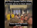 Pro-Trans speaker SHUTS DOWN activists who try to block Michael Knowles debate