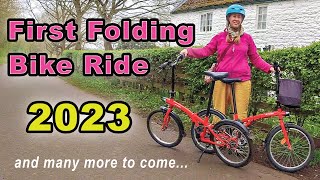 First folding bike ride of 2023