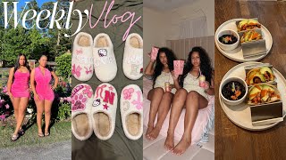 WEEKLY VLOG | A Week With Nana + Sister Dates + DIY Slippers + Family Party + Cooking +Karaoke &More