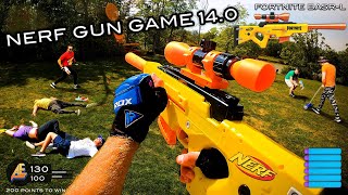 NERF GUN GAME 14.0 | (Nerf First Person Shooter!)