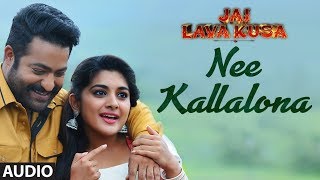 Nee Kallalona Full Song | Jai Lava Kusa | Jr Ntr, Rashi Khanna, Nivetha Thomas | Devi Sri Prasad