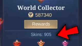 POV: You are a World collector with 905 skins...