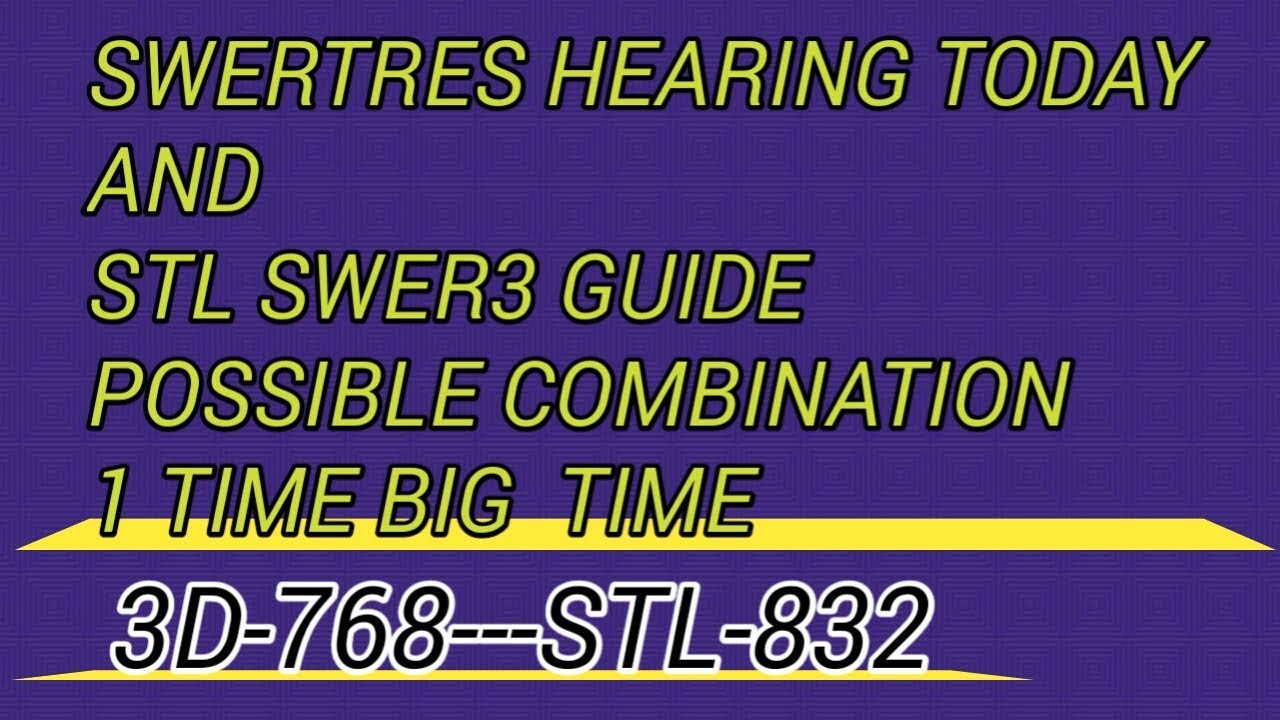 Swertres HEARING Today November 24-25-2019 - YouTube