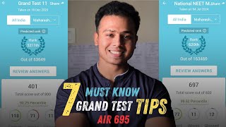 7 Proven Tips to Ace the Grand tests for Neet PG/ INICET/ NEXT !! Dr Strong