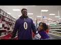 roquan smith and teammates take kids holiday shopping baltimore ravens