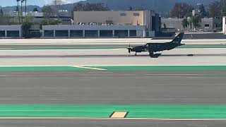 All black TBM 960 takes off