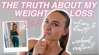THE TRUTH BEHIND MY WEIGHTLOSS...*being honest*