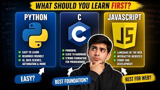 Python vs C vs JavaScript — What Should You Learn First?