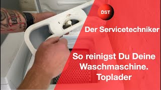 So reinigst Du deine Waschmaschine - Toplader