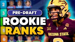 2026 Dynasty Rookie Rankings & Tiers (Pre NFL Draft)