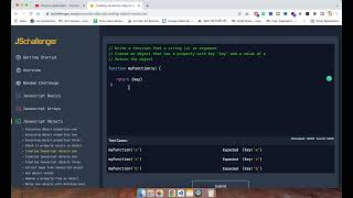 Creating Javascript objects one | Javascript Challenger #5