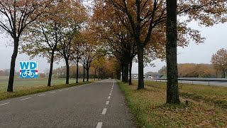 Bicycle ride from Roosendaal along the A58 and returning through Rucphen (2021)