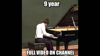 10 years PIANO PROGRESS in 1 minute