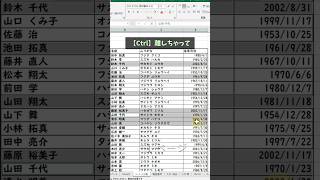 複数選択でCtrl離しちゃってイーライラ。したことない？【マネしてわかるExcel教室】