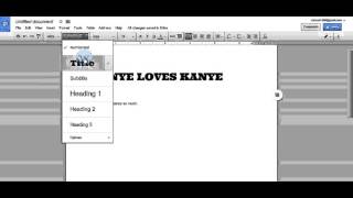 Style Guide - Google Docs