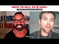 how to sell 5x high priced $1 800 fitness programs every week