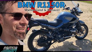 2004 BMW R1150R Walkaround and Exhaust note!