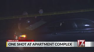 1 shot at apartment complex in Morrisville