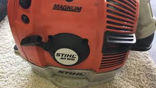 Stihl BR600 and Redmax EB430