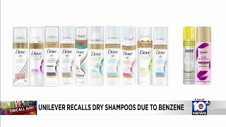 Recall alert: Dry shampoos may contain cancer-causing Benzene