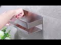 How To Install Bathroom Accessories - YIGII Shower Caddy + Wall Hook KH004C