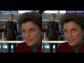 2k upscale 4min clip comparison janeway s rules star trek voyager s04e07 scientific method