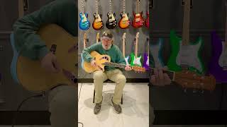 Guitar Review 41” Lindstrom Leaf Acousitc Electric Guitar Professional