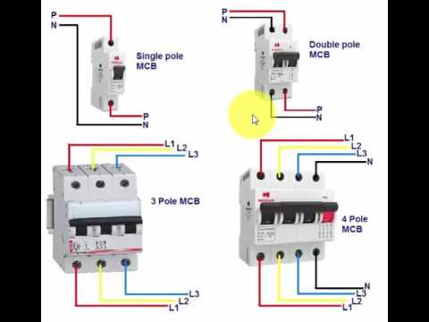 House Wiring Diagram With Mcb