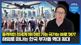 해외 이민 역대 최대 증가. 전세계 부자들은 어디로 이민을 제일 많이 갈까요?