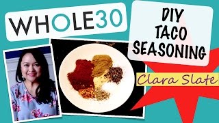 WHOLE30 DIY TACO SEASONING