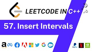 Insert Intervals | Leetcode Problem 57 | C++ Solution | Optimal