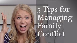 5 Tips For Managing Family Conflict | Cedar Tree Counseling