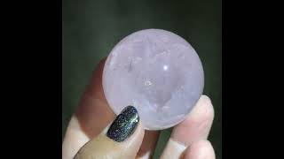 Star Rose Quartz Sphere - C39