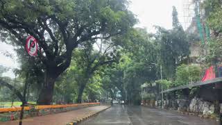 Dadar Shivaji Park Drive | Monsoon special | 4k Drive In Mumbai City