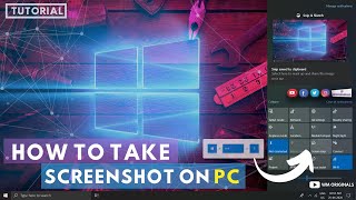 How to take a screenshot in Windows 10 PC / Laptop | Windows 10 Snipping Tool