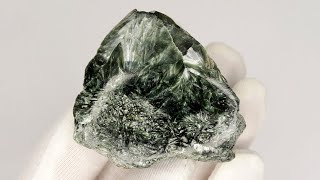 Seraphinite stone - raw crystal