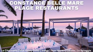 Constance Belle Mare Plage Restaurants