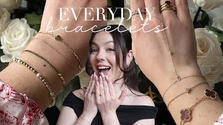 EVERYDAY BRACELET COLLECTION ⭐️ | Affordable jewelry from Mejuri & Etsy