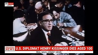 US diplomat Henry Kissinger dies aged 100