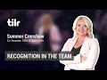 Recognition in the team | Tilr's Summer Crenshaw @ amoCONF 2018