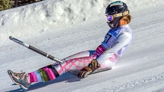 Icy Shovel Racing In New Mexico