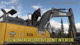 Wet'suwet'en Chief Dsta’hyl deactivates Coastal Gaslink Excavator; orders CGL out