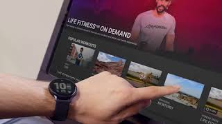 Life Fitness offers seamless connectivity to the Samsung Galaxy Watch®