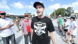 guy pushes kid at vic skate park (craig Platt)
