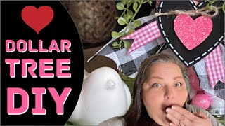 2 Quick & Easy Dollar Tree DIY’s - Valentine’s Home Decor 2021
