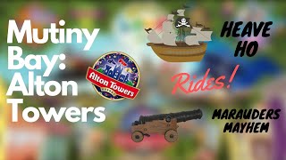 Mutiny Bay Alton Towers - Heave Ho \u0026 Marauders Mayhem rides 4k 2019