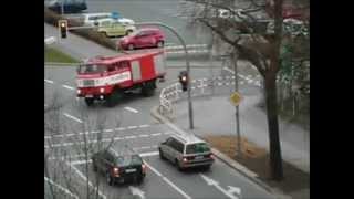 Einsatzfahrt IFA W50 LA TLF 16  Feuerwehr Plauen Mitte