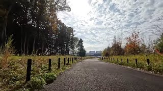 Cycling Tour | 遊歩道 コストコつくば店裏~イーアスつくば | 4K | November 2023