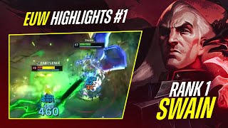 RANK 1 SWAIN HIGHLIGTHS #1 | Pace LoL